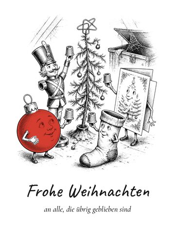 Weihnachtskarte aus der Reihe Unexpected Christmas