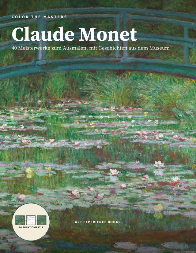 Cover: Claude Monet, 40 Meisterwerke zum Ausmalen
