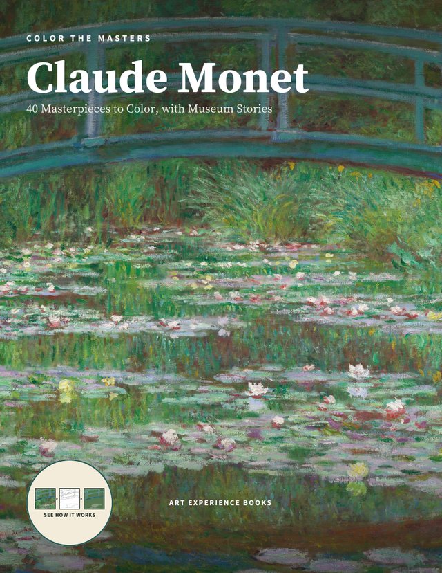 Cover: Claude Monet, 40 Masterpieces to Color